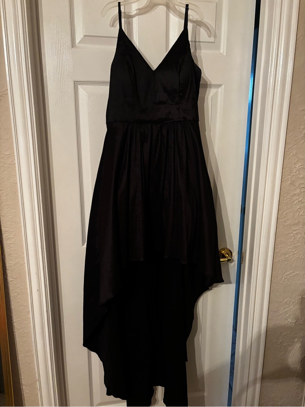 B. Darlin High-Low Black Dress — Size 11/12